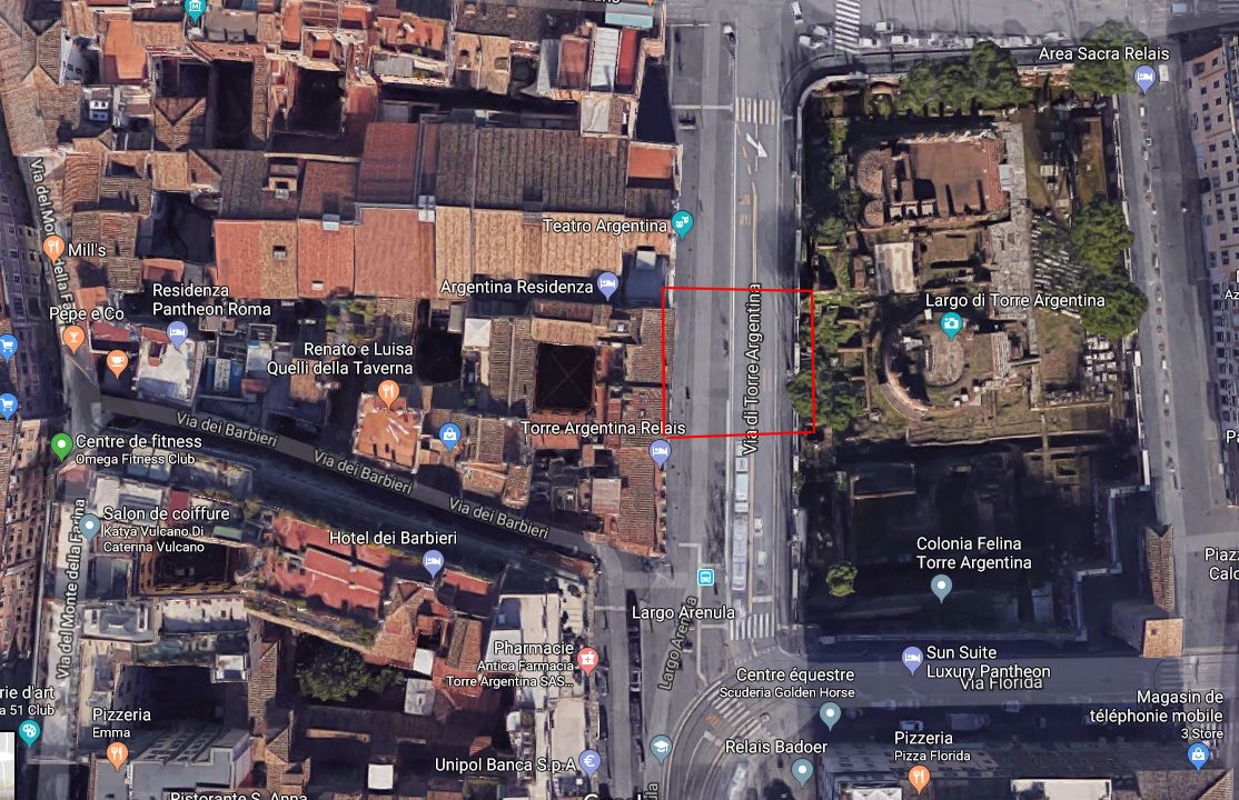 où a été assassiné Jules César? Rome Largo di Torre Argentina